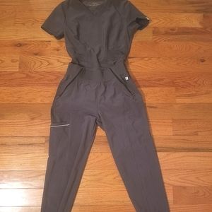 Cherokee infinity high waist jogger scrub set